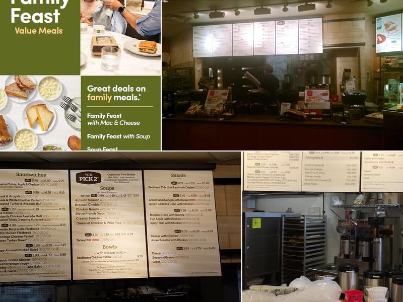 Panera Bread Menu