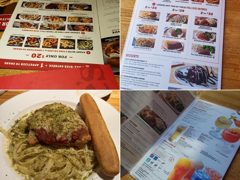 Applebee's Grill + Bar Menu