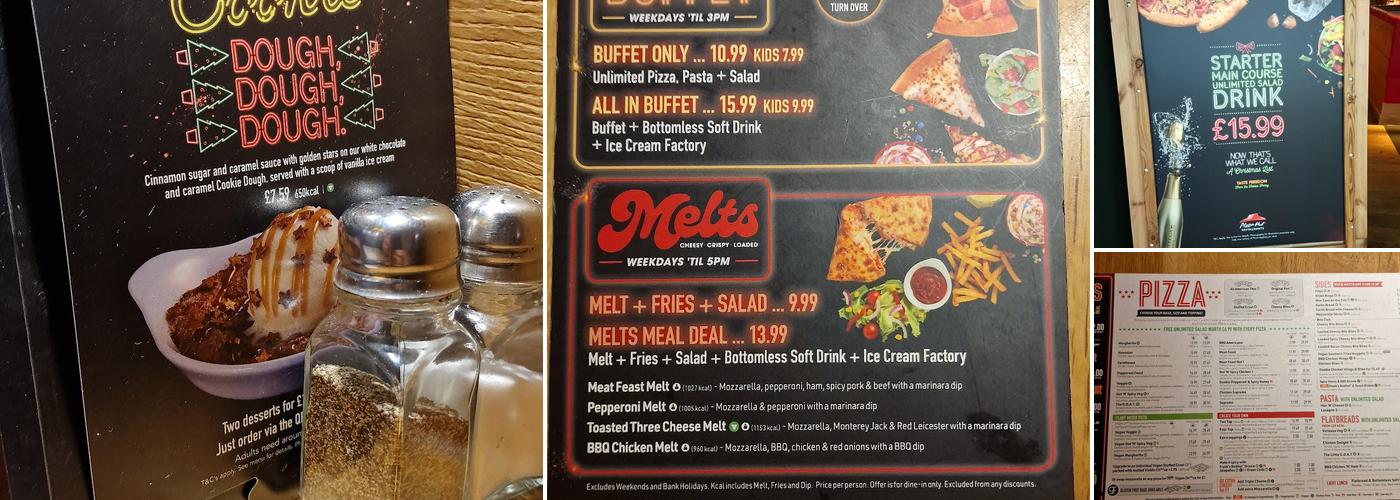 Pizza Hut Menu