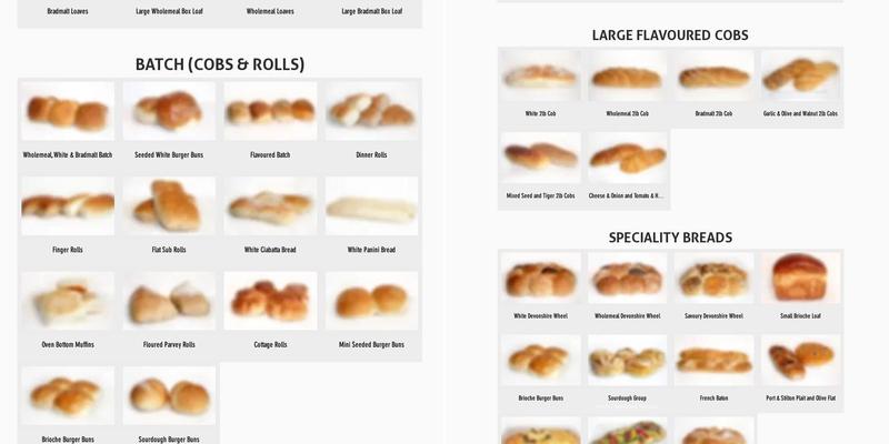 The Bakewell Bakery Menu