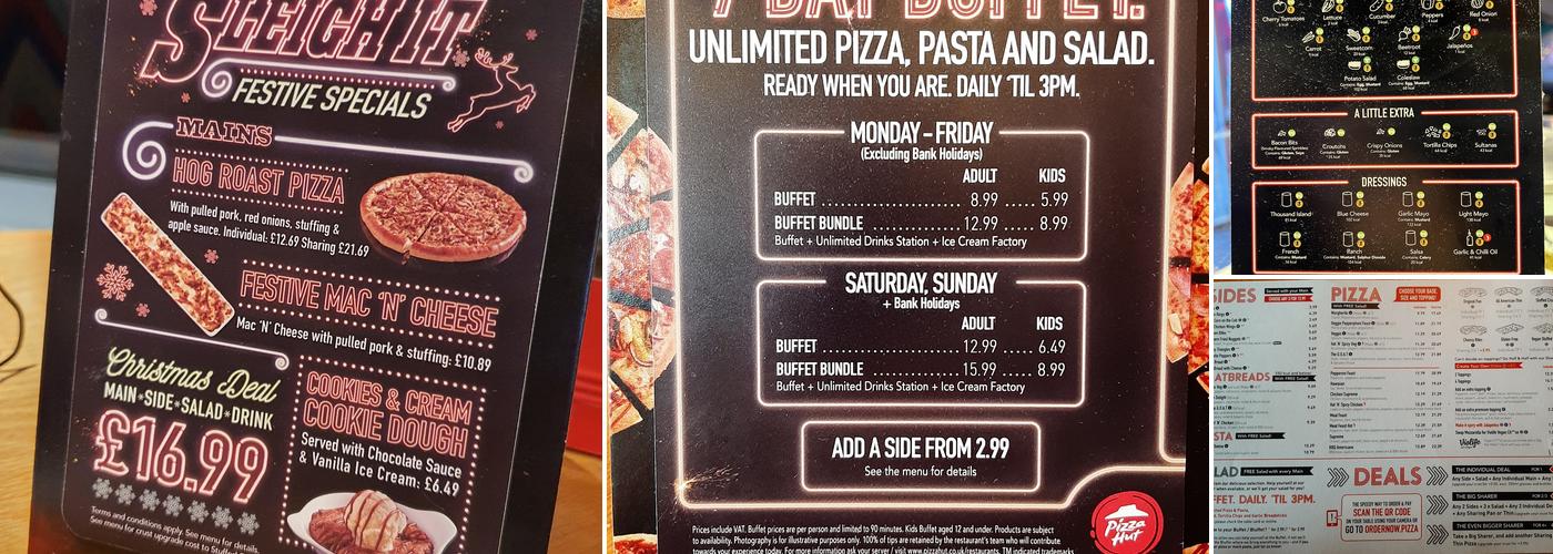 Pizza Hut Restaurants Menu