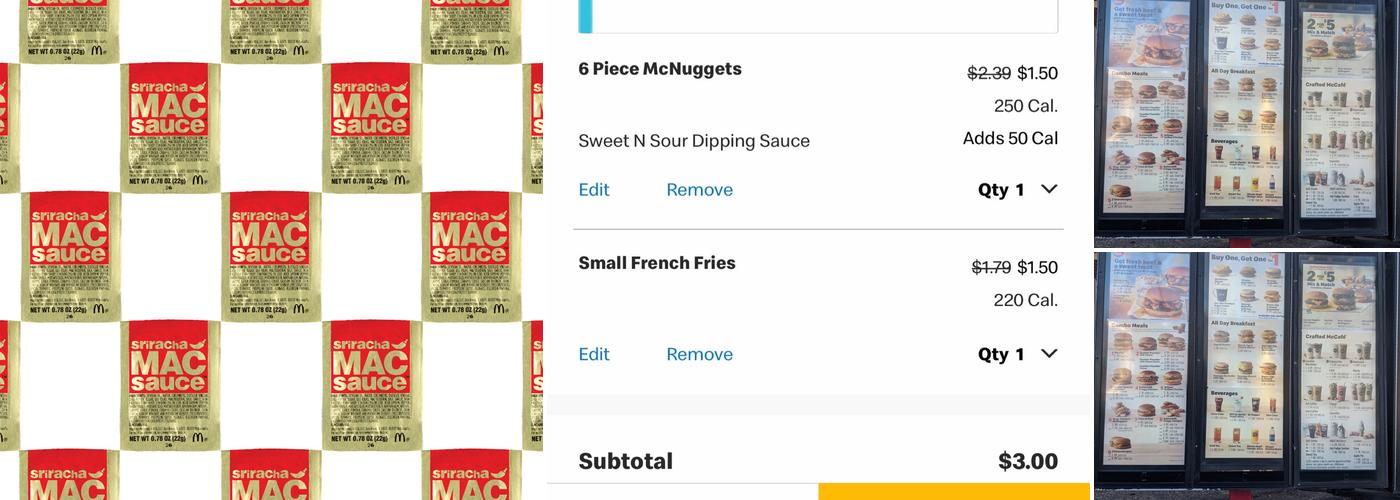 McDonald's Menu