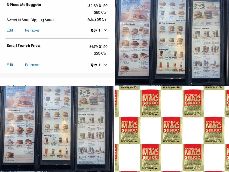 McDonald's Menu