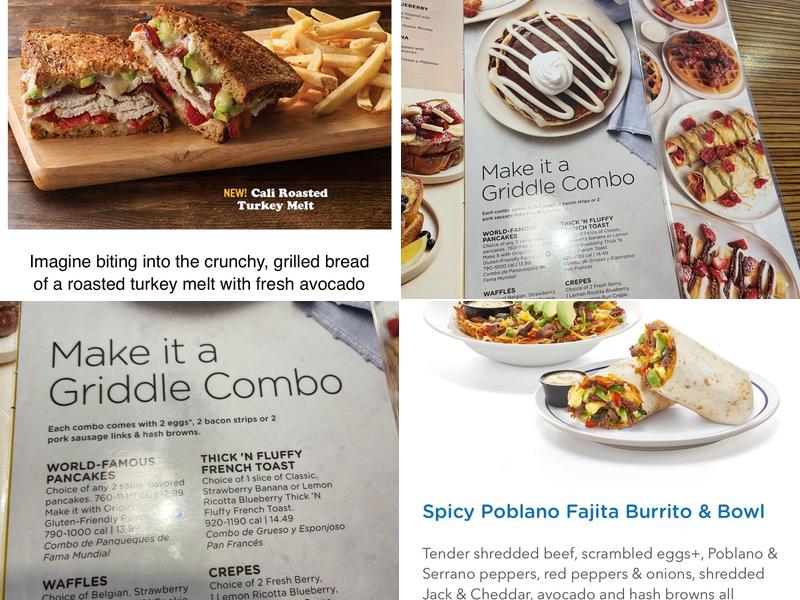 IHOP Menu