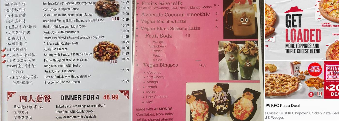 Pizza Hut Delivery Menu