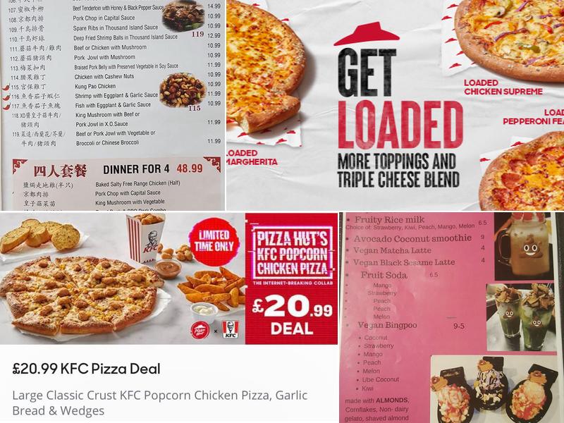 Pizza Hut Delivery Menu