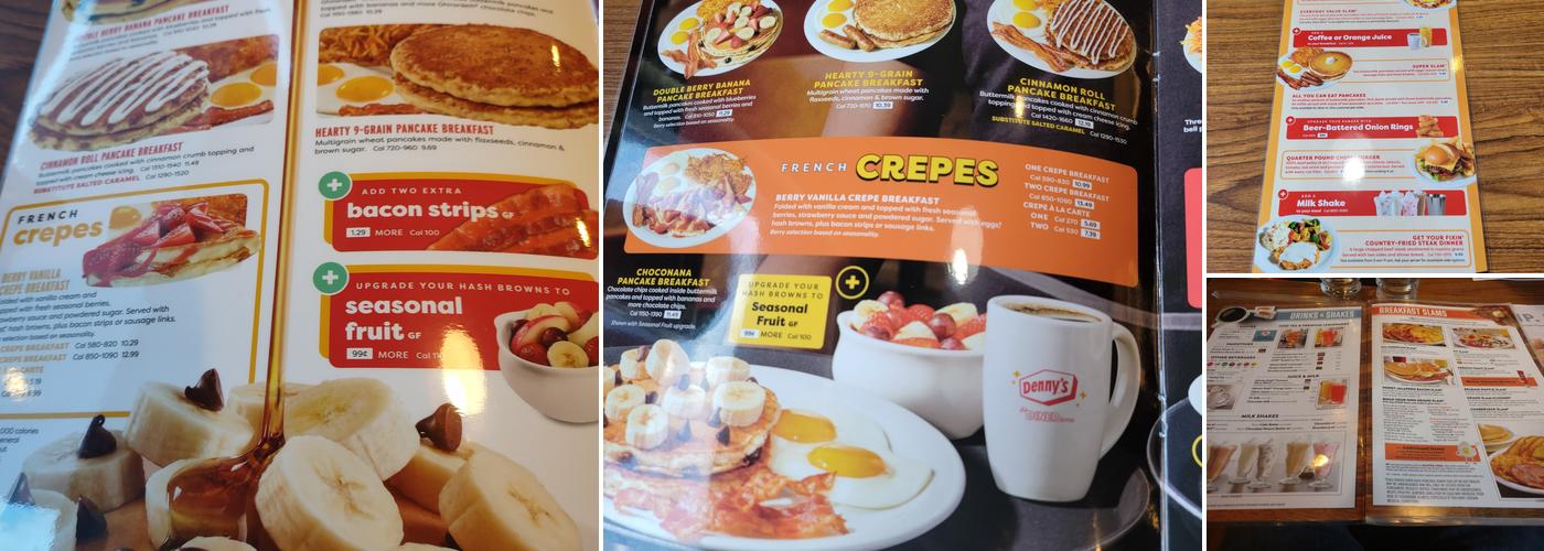 Denny's Menu