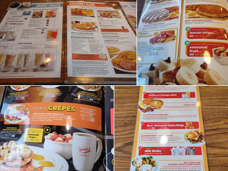 Denny's Menu
