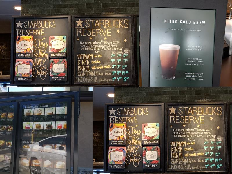 Starbucks Menu