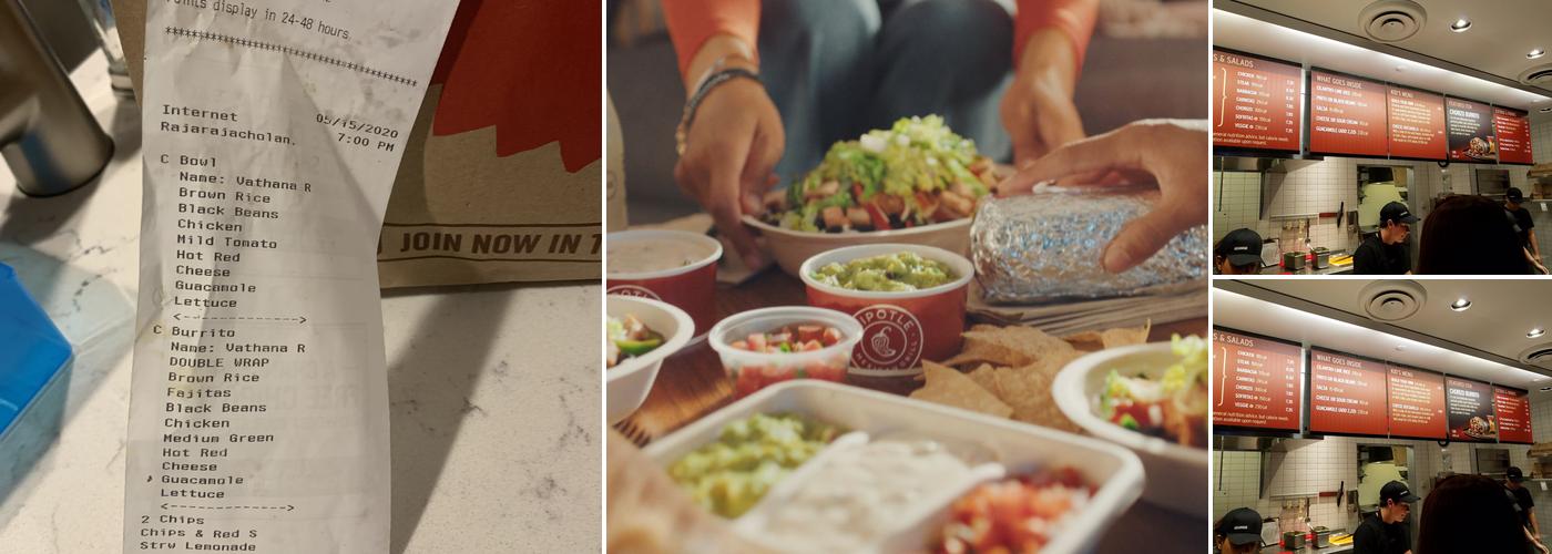 Chipotle Mexican Grill Menu