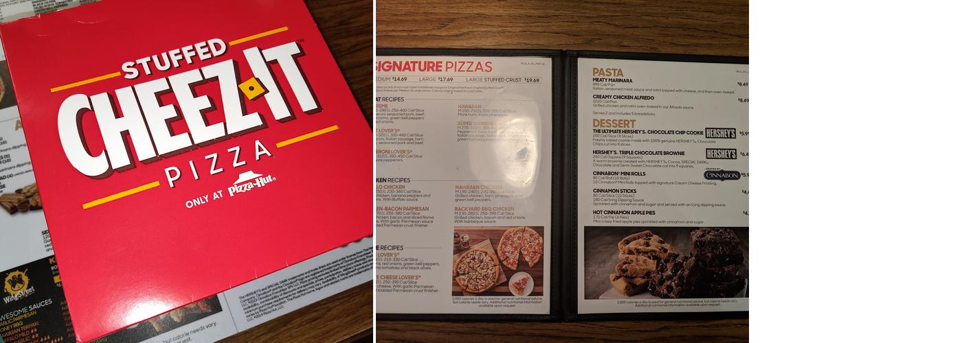 Pizza Hut Menu
