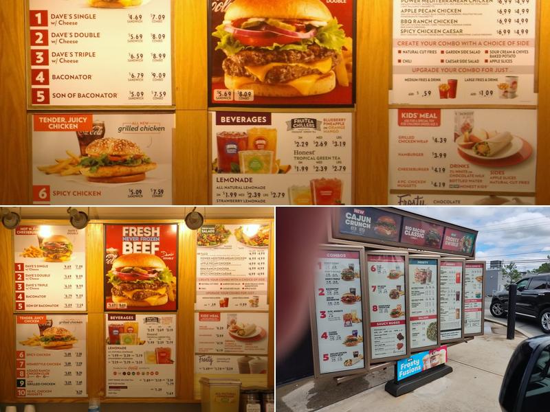 Wendy's Menu