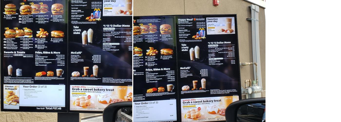 McDonald's Menu