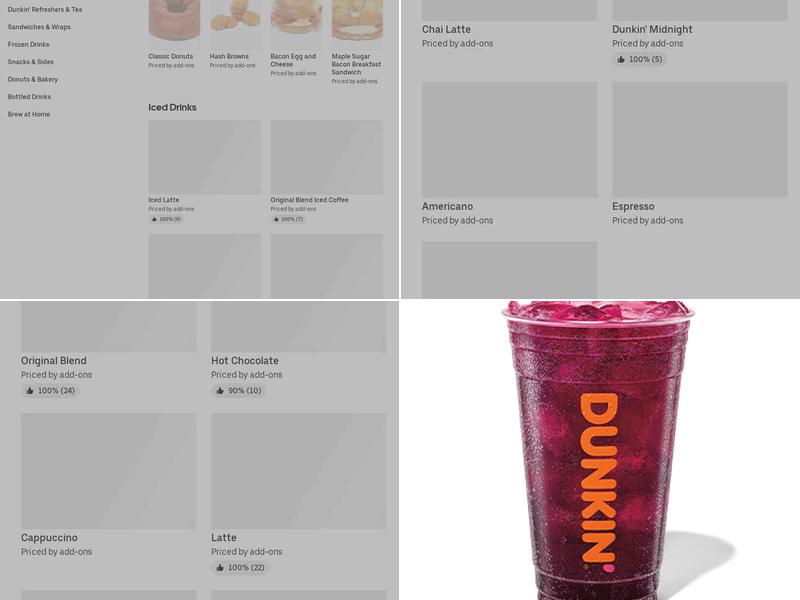 Dunkin' Menu