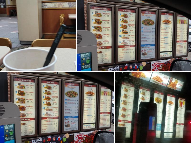 Wendy's Menu