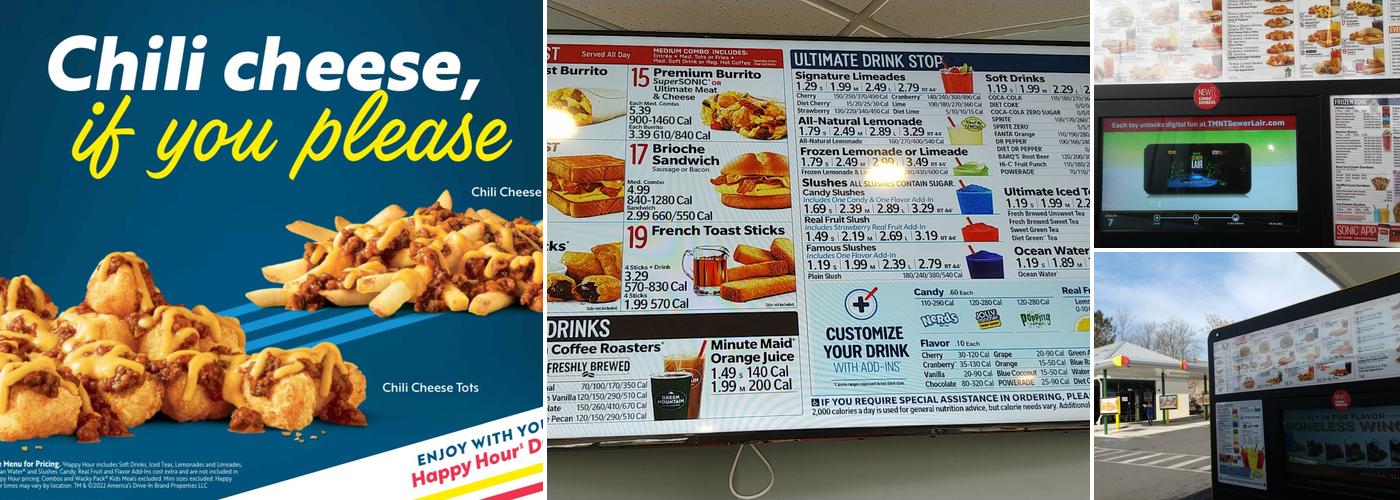 Sonic Drive-In Menu