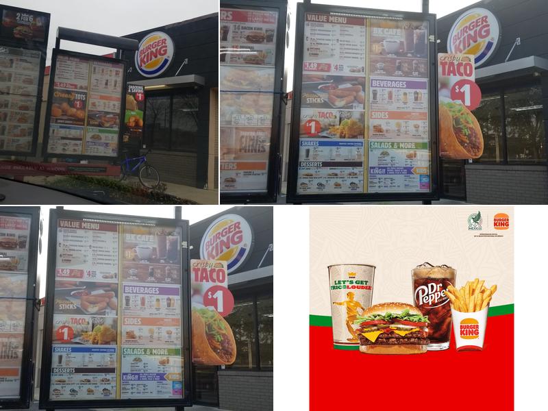 Burger King Menu