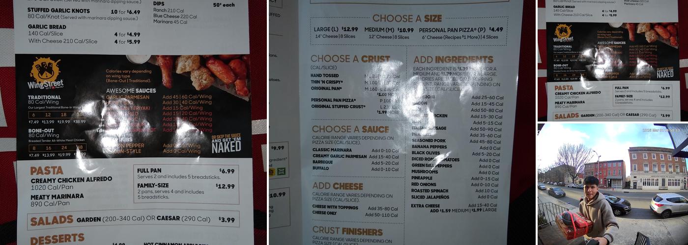 Pizza Hut Menu