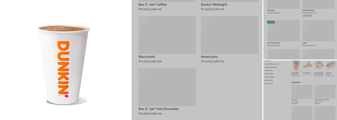 Dunkin' Menu
