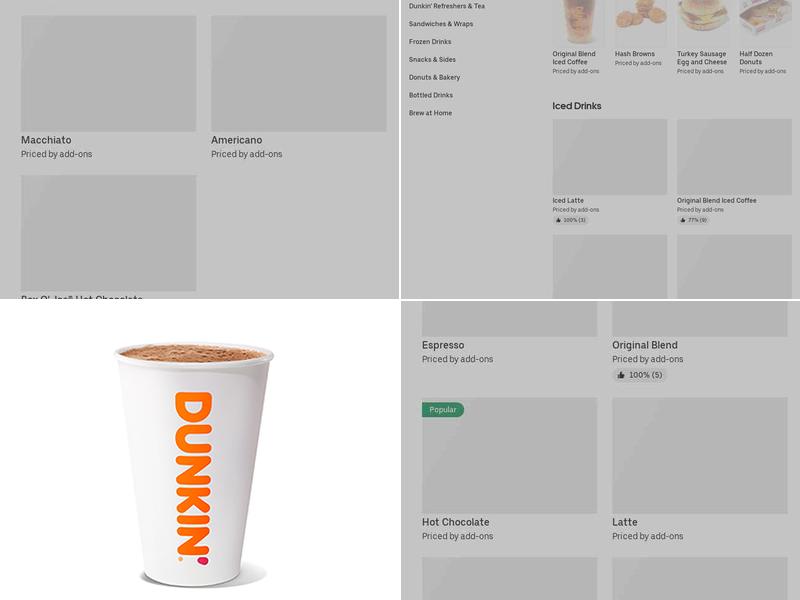 Dunkin' Menu