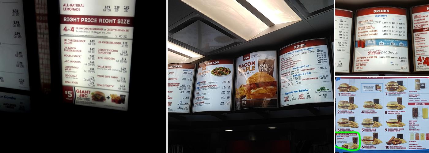 Wendy's Menu