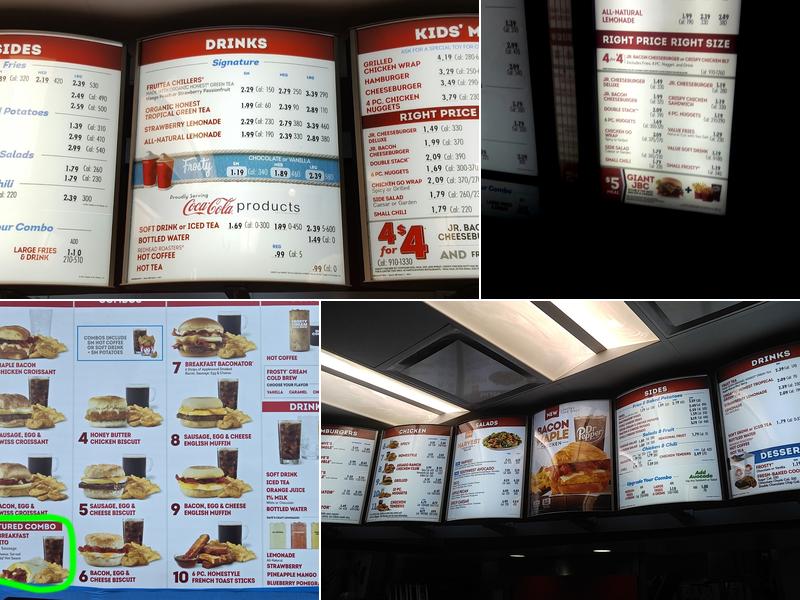 Wendy's Menu