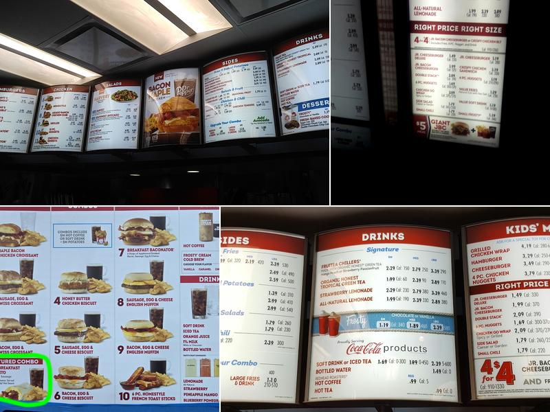 Wendy's Menu