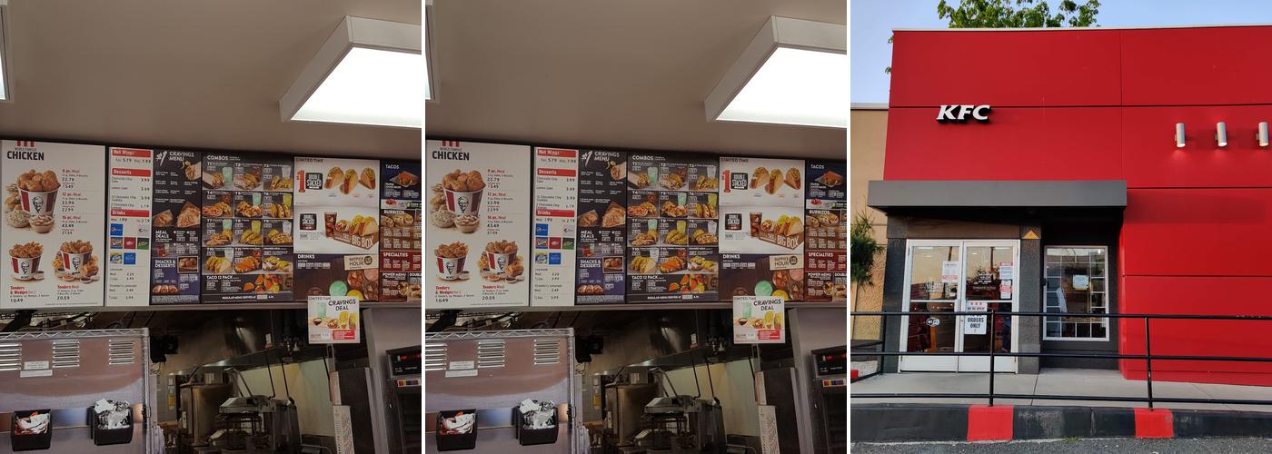 KFC Menu
