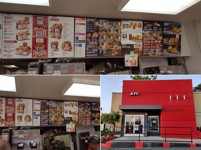 KFC Menu