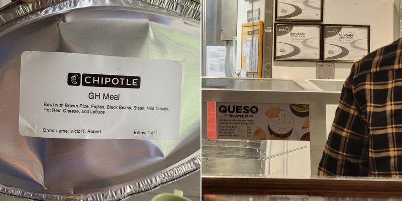 Chipotle Mexican Grill Menu