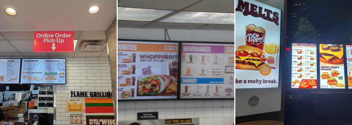 Burger King Menu