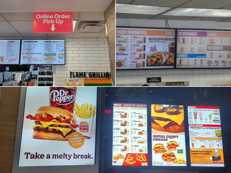 Burger King Menu