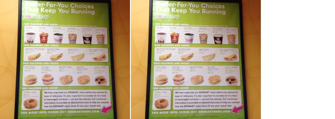 Dunkin' Menu