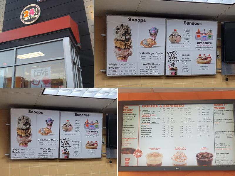 Dunkin' Menu