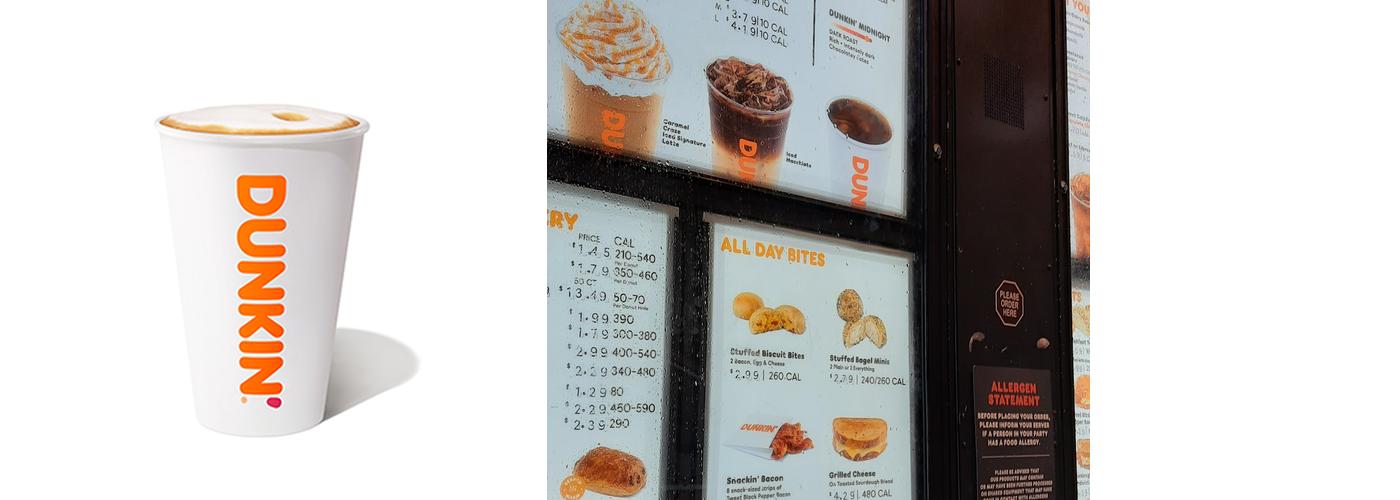 Dunkin' Menu