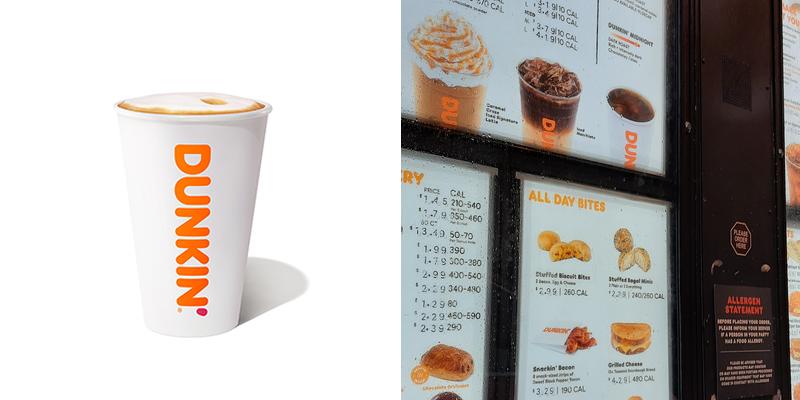 Dunkin' Menu