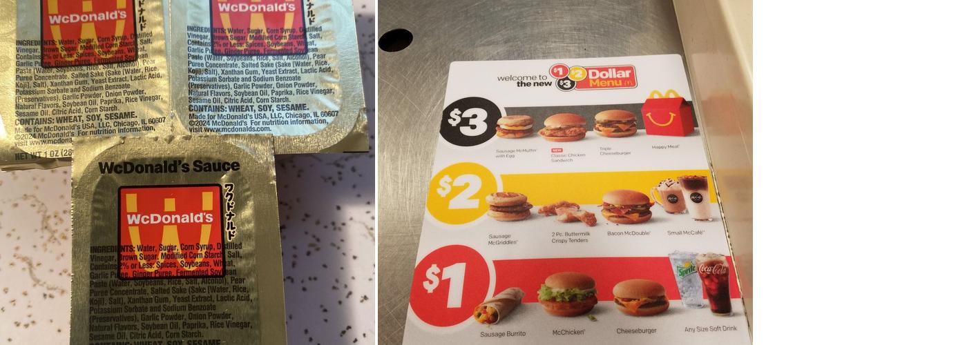 McDonald's Menu
