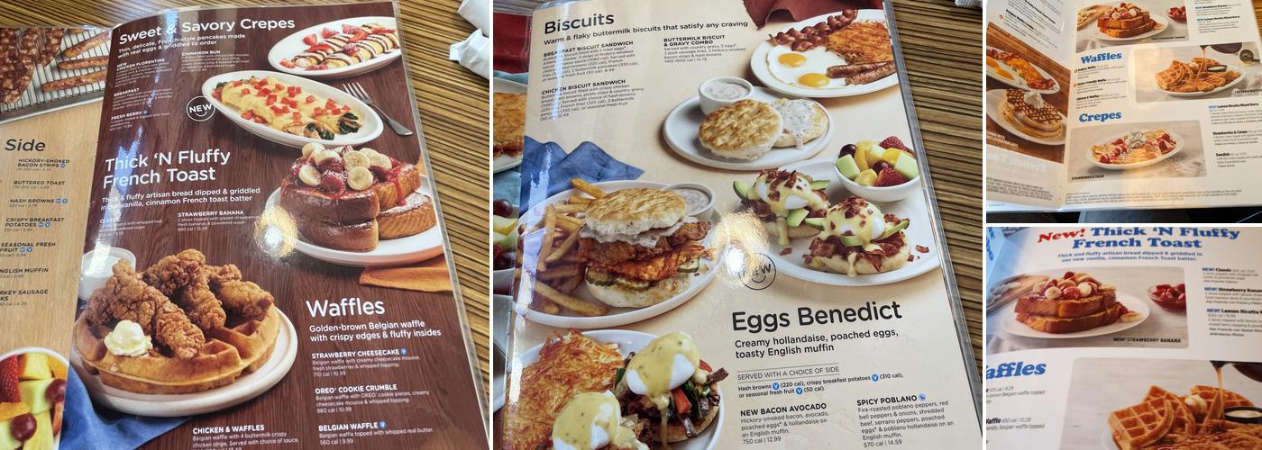 IHOP Menu