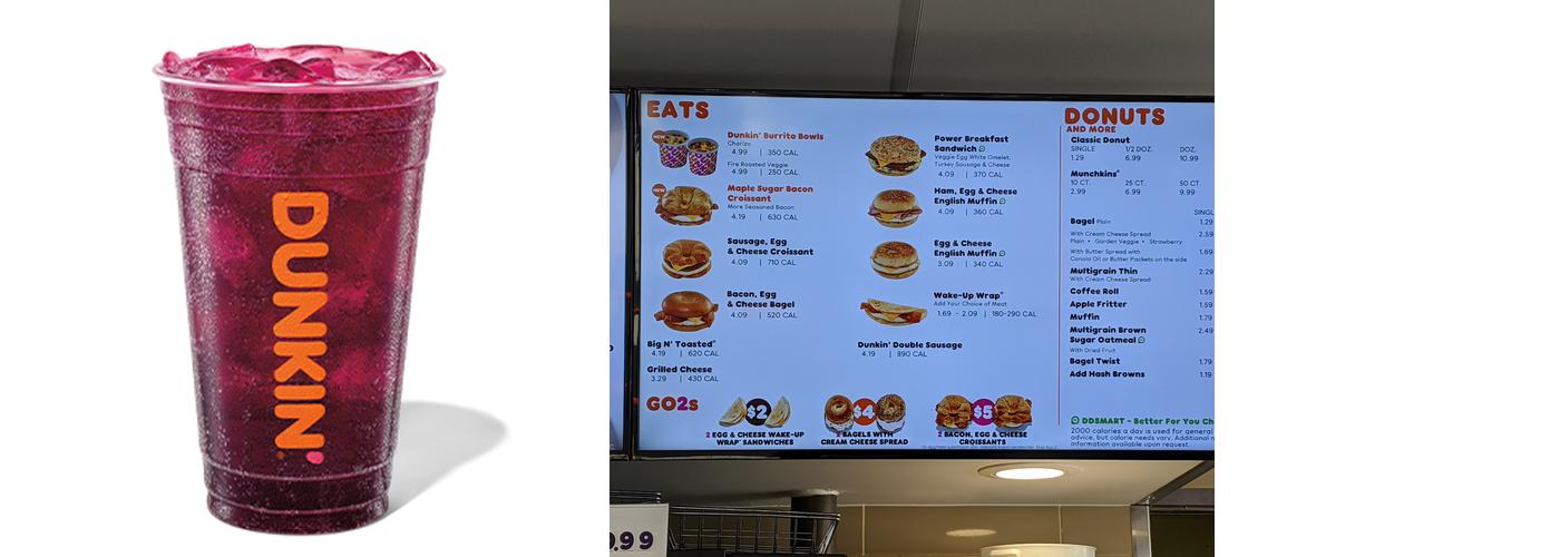 Dunkin' Menu
