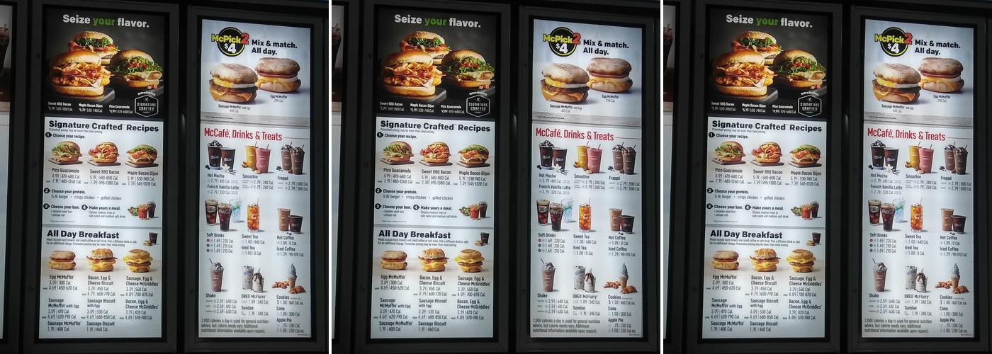 McDonald's Menu