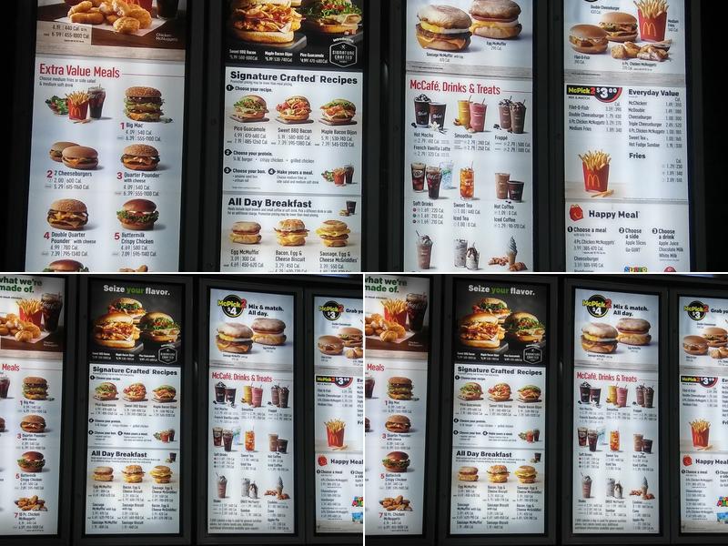 McDonald's Menu