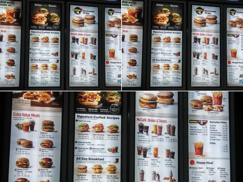 McDonald's Menu
