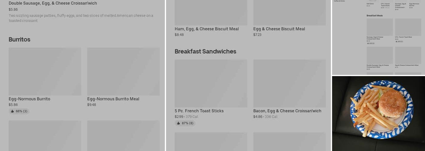 Burger King Menu