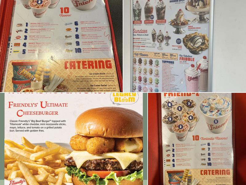Friendly's Menu