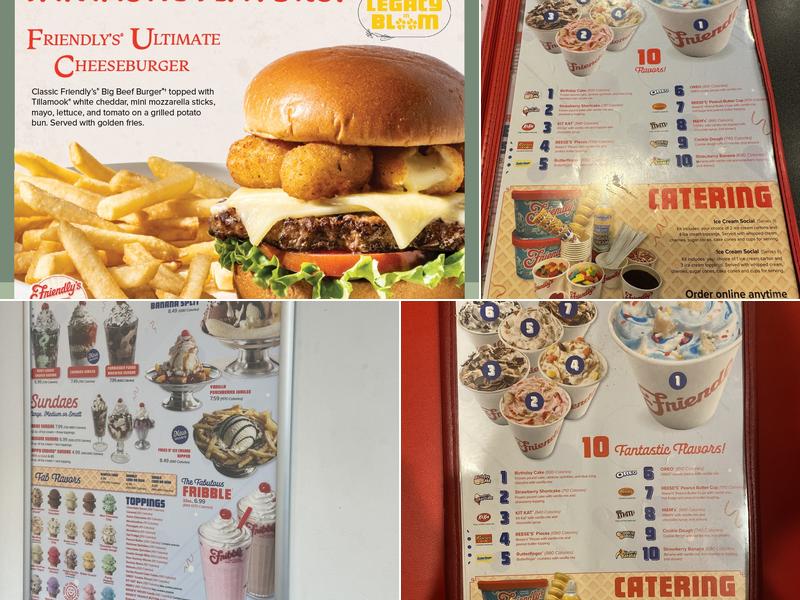 Friendly's Menu