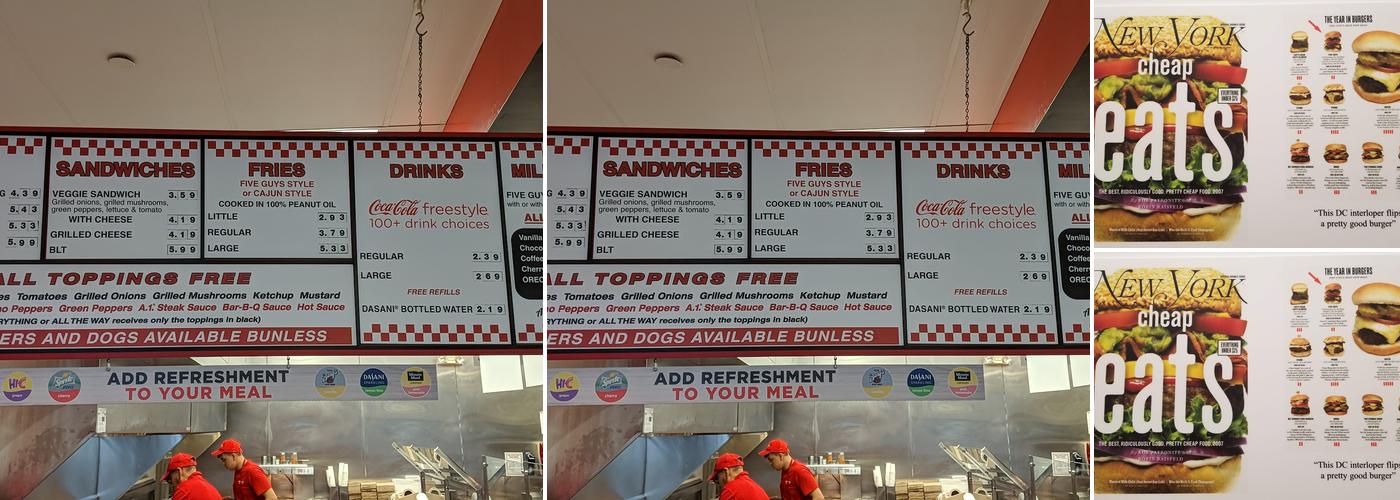 Five Guys Menu