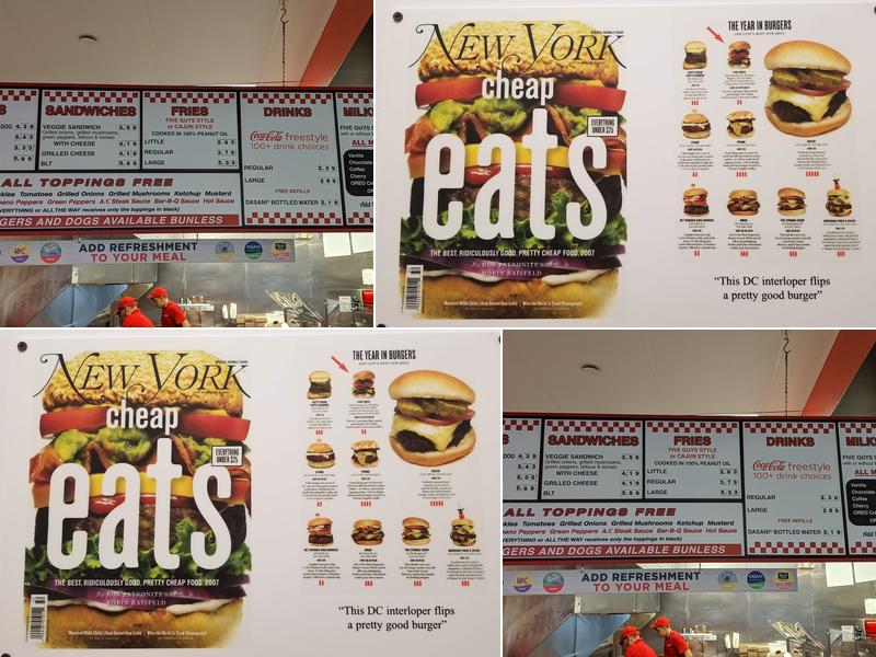 Five Guys Menu