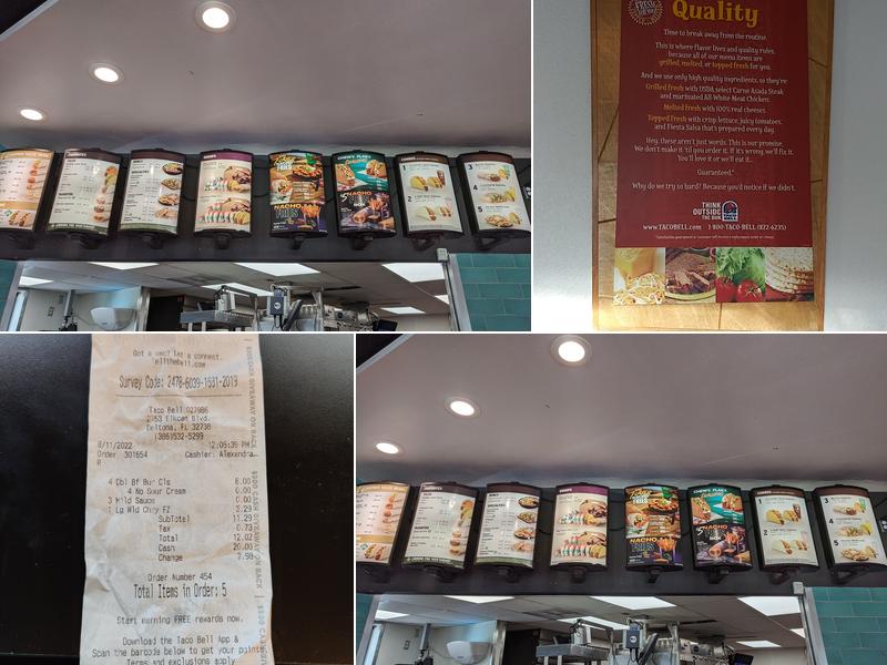 Taco Bell Menu