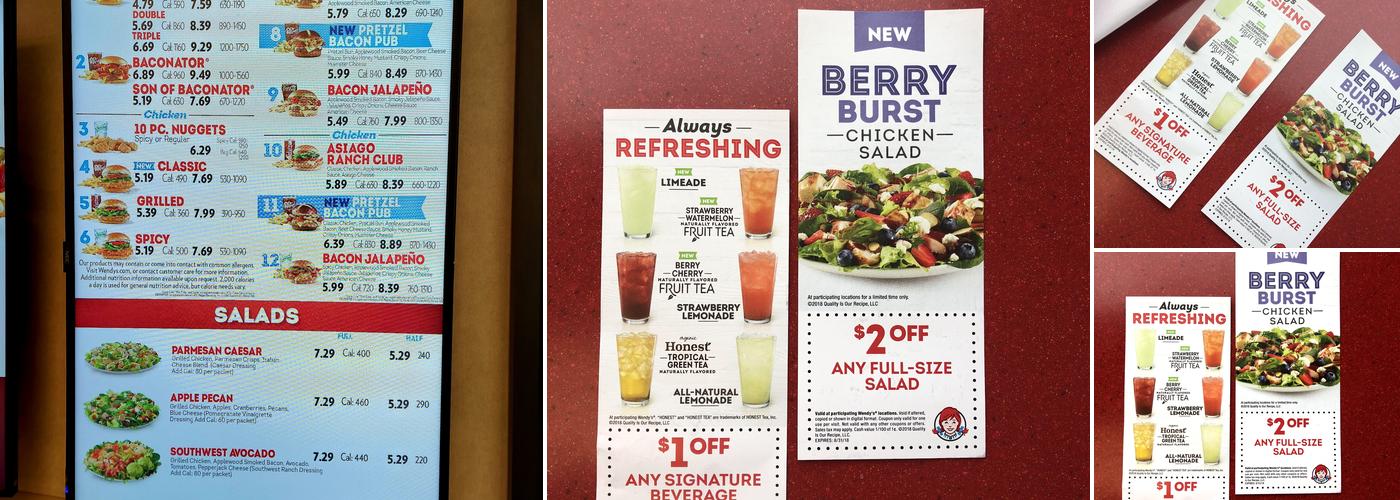 Wendy's Menu