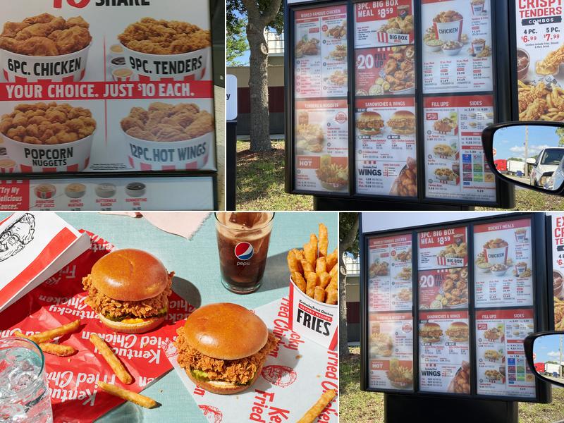 KFC Menu